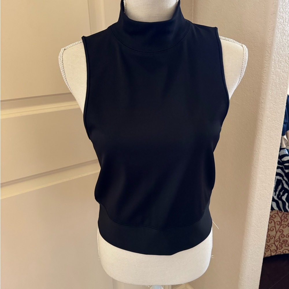 Rag & Bone Black High-Neck Tank Top